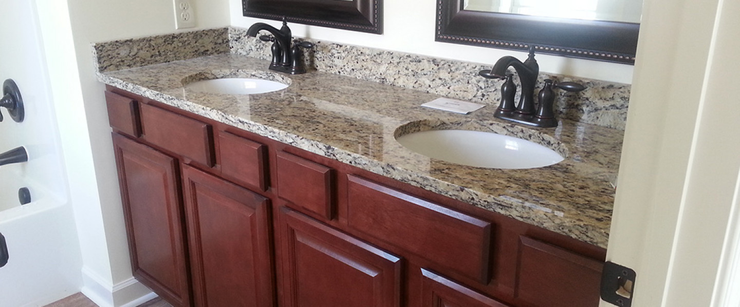 Custom granite countertops for bathrooms and kitchens